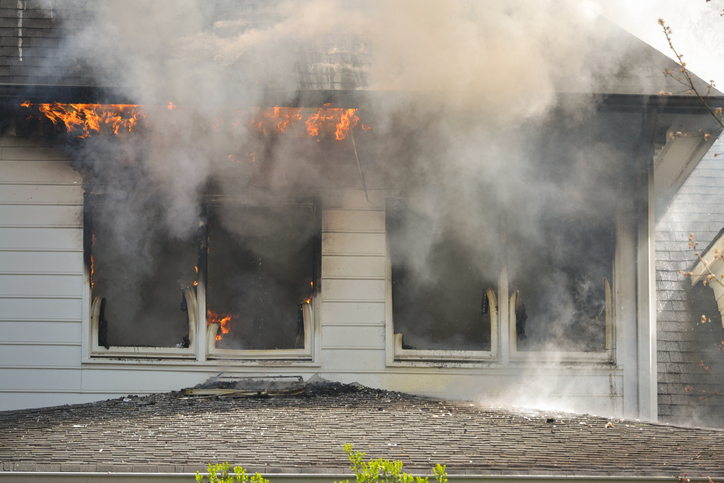 house fire damage